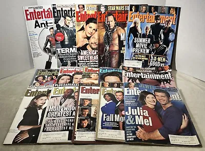 Entertainment Weekly Magazine Lot Of 15 Magazines 1997 2015 Mel Gibson The Rock • $49.98