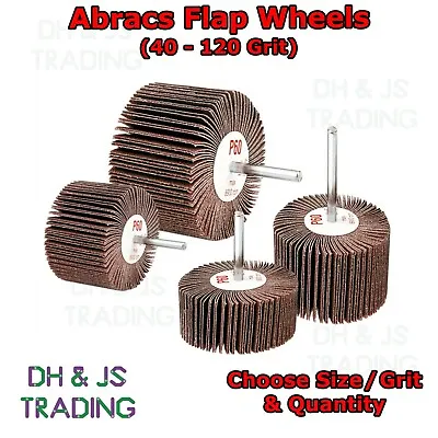£6.99 • Buy Flap Wheel 40 - 120 Grit Brush Rotary Die Drill Bit Deburring Sanding Sandpaper