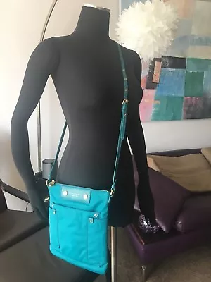 AUTH MARC By Marc Jacobs Preppy Nylon Sia Crossbody BagTURQUOISE • $89.99