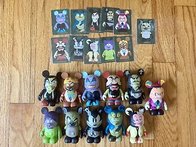 Disney Vinylmation Villains Series # 1  Set Of 11 Including Cards • $60