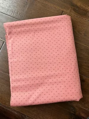 MODA RARE Jelly Bean By Laundry Basket Quilts 6 Yards New Pink Small Leaf Print • $72