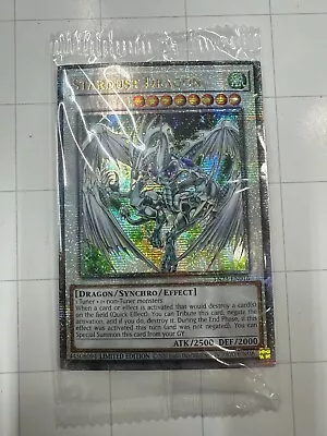 Yugioh Stardust Dragon TN23-EN016 Quarter Century Secret Rare NM • $10.38