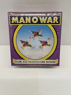 Games Workshop Man O War Dark Elf Manticore Riders • $50.53