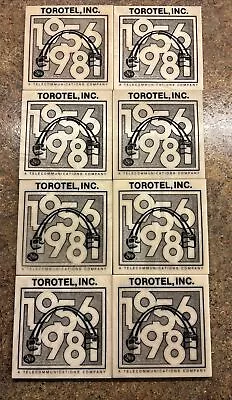 Torotel Inc. Telecommunications Set Of 8 Coasters • $24.99