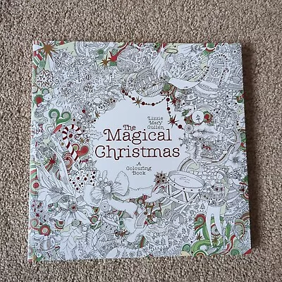 Magical Christmas Adult Colouring Book. Lizzie Mary Cullen. Paperback RRP £9.99 • £1.49