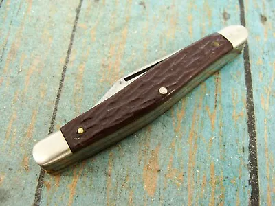 Vintage Camillus Usa 77 Stockman Whittler Jack Folding Pocket Knife Knives Tool • $28