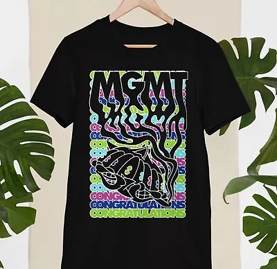 HOT_SALE!! MGMT Band T-shirt BLack Short Sleeve All Sizes • $19.99