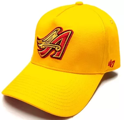 Anaheim Angels MLB '47 MVP Yellow Cooperstown Vintage Hat Cap Men's Snapback • $19.99