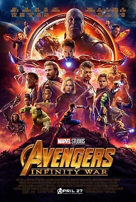 2018 Marvel Art Print Promo Poster Wall Decor  Avengers: Infinity War  Film Gift • $13.99