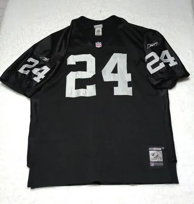 Charles Woodson Authentic Oakland Raiders Reebok NFL Jersey HELMET TAG Size 54 • $180