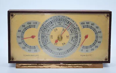 Taylor Stormoguide Weather Instrument Vintage Thermometer Hygrometer C-5 • $32