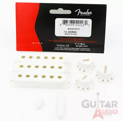 Genuine Fender Pure Vintage 50s Strat Accessory Kit Pickup Covers Knobs & Tips • $16.73