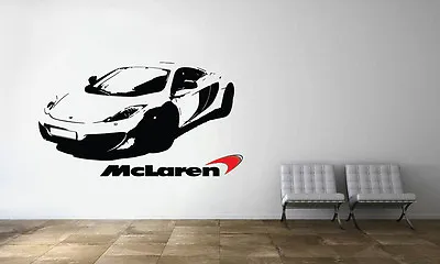 McLaren Sport Front Racing Luxury Car Wall Decal Art Mural Vinyl Sticker • $49.95