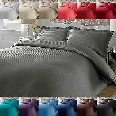 £20.49 • Buy Cotton Duvet Cover With Pillowcase Soft Quilt Bedding Set King Double Size 300TC