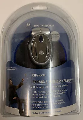 2004 Motorola Portable Bluetooth Car Speakerphone 98595H New In Package! • $19.97