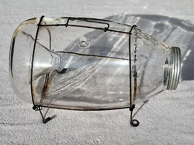 Old Original C. F. Orvis Embossed Glass Jar Bottle Minnow Fish Trap Vtg Antique • $140