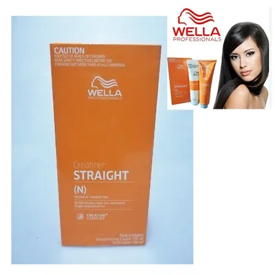Wella Creatine Straight 100ml N Hair Cream Straightener Straightening • $16