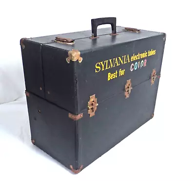 SYLVANIA Repairman Tube Carry Case Caddy ~ Empty ~ 20.75  X 16  X 10  • $44.95