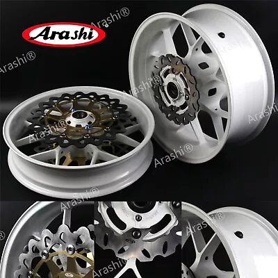 Front Rear White Wheel Rim Brake Disc For Honda CBR1000RR 2006 - 2016 2007 2008 • $975