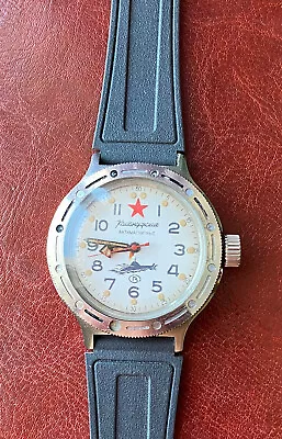 Vostok Komandirskie USSR Vintage Mechanical Watch Soviet Men's Wristwatch • $34.99
