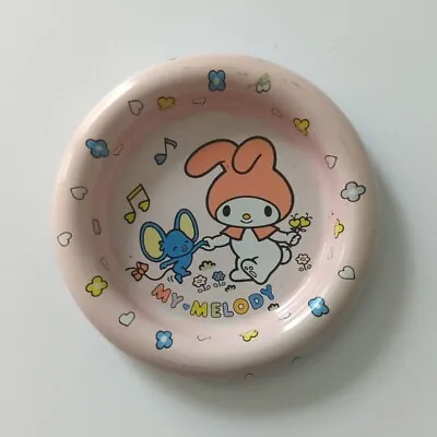 Rare 1976 Vintage Sanrio My Melody Tin Coaster 4  Kawaii Japan GIFT IDEA • $14.99