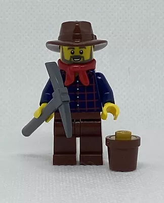 NEW LEGO Gold Prospector Fedora Cowboy Miner Minifigure 45023 Mini Figure • $8.95