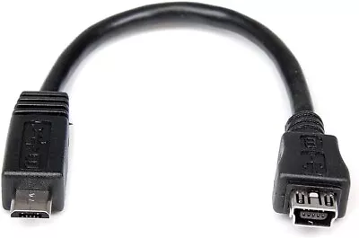 StarTech.com 6in Micro USB To Mini USB Adapter Cable M/F - Micro USB Male To Min • $6.99