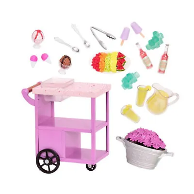 Our Generation Patio Treats Trolley Doll Food Accessory Set For 18  Dolls • $20.99