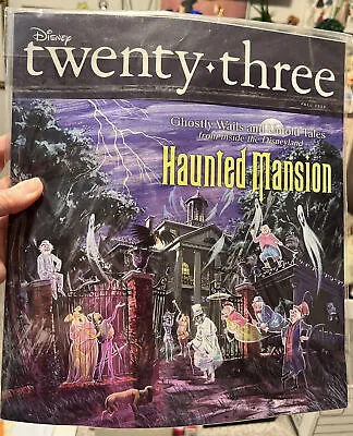 Disney Twenty Three D23 Magazine Fall 2009 Haunted Mansion STILL SEALED • $12.99