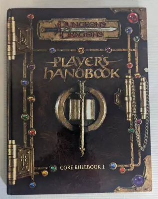 Dungeons & Dragons: Player’s Handbook Core Rulebook 1 (TSR11550 2000) RPG HC VG+ • $7.99