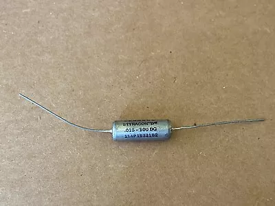 NOS Vintage .015 Uf 100v Sprague 114P Styracon B Vitamin Q-Style Capacitor (Qty) • $8