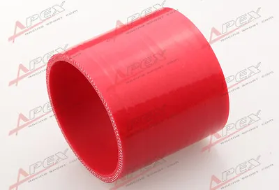 3Ply 2  Inch ID Straight Turbo Hose 70mm Length Red Silicone Coupler Pipe  • $6.50