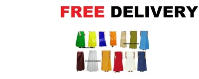 £13.18 • Buy Sari (saree) 100% Cotton Petticoats Saris Underskirts |23 Colours Available