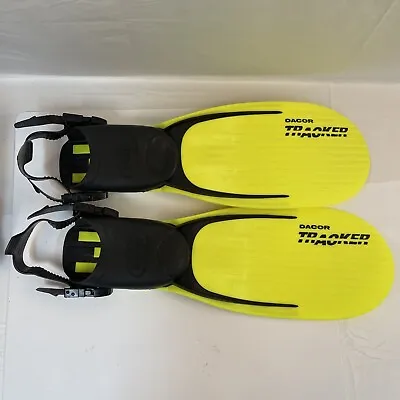 Dacor Tracker Snorkeling Diving Fin Flippers Size S-M Neon Yellow Black • $14.99