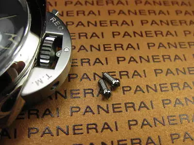 Swiss 316L Stainless Crown Guard Screw PANERAI 1950 Luminor Daylight Chronograph • £17.39