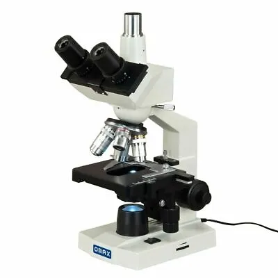 OMAX 40X-2500X LED Trinocular Lab Compound Microscope + 4 Camera Options • $348.99