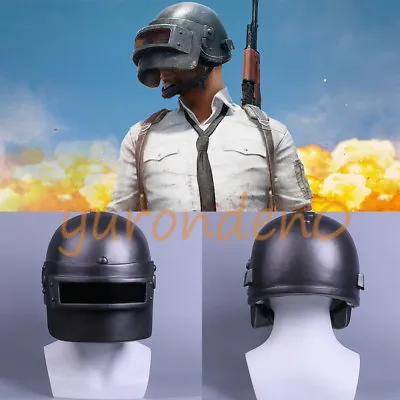 Cosplay Game Playerunknown's Battlegrounds PUBG Level 3 Helmets Cap Handmade New • $61.60
