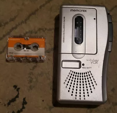 Memorex MB2186A  Micro Cassette Player Voice Activated Vox Recorder • $44.99