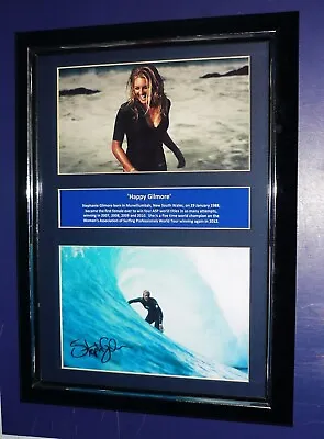 $75 • Buy Stephanie Gilmore 2012 ASP Surfing Signed Sport Framed Memorabilia Gift 