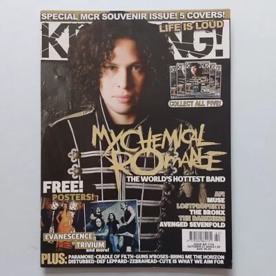 KERRANG Magazine 1130 - My Chemical Romance MCR Ray Toro Cover (OCT 2006) • £27.95