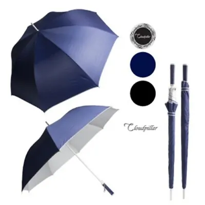 Large Automatic (Black/Blue) Umbrella Classic Anti UV Sun Rain AU • $18.99