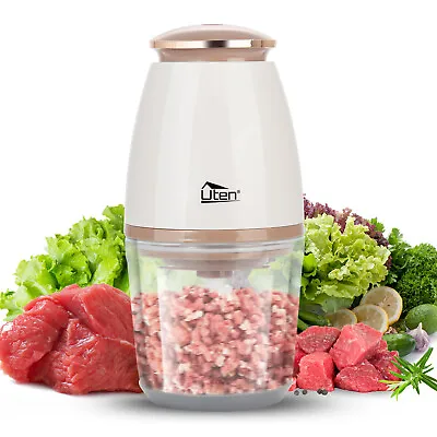 £19.77 • Buy UTEN Food Processor Meat Spices Grinder Multi Blender Garlic Masher Choper Glass