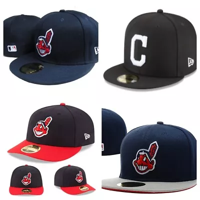 Cleveland Indians Wahoo Fitted Hat Cap 2024 New Series MLB Mens Baseball Hat • $20.33