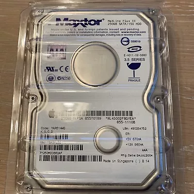 Maxtor 7Y250M00655RA MaXLine Plus II 250GB 7.2K SATA 150 HDD Hard Drive  • $44