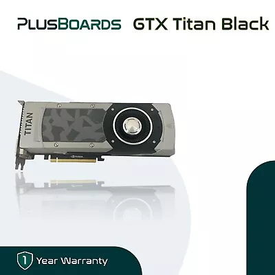 EVGA Nvidia GeForce GTX Titan Black 6GB GDDR5 GPU 4K Gaming PCIe Video Card • $89