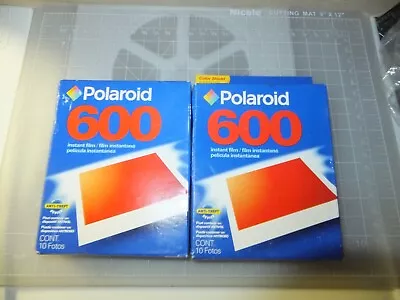 2 Packs Polaroid 600 Instant Film (20 PhotosTotal) Expired 08/2005 • $19.99