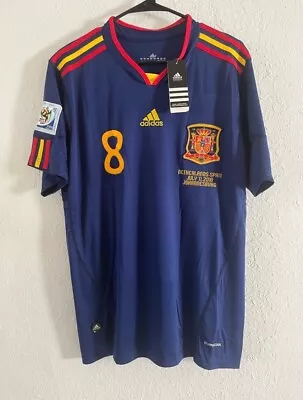 Xavi 2010 Spain FIFA World Cup Final Retro Away Jersey • $55