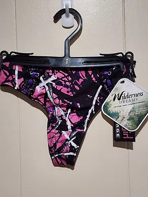 Wilderness Dreams Thong Muddy Girl Small NWT Women Panties Camo • $8.95