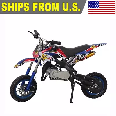 49cc 2 Stroke Mini Dirt Bike Pit Bike Gas Powered Off Road Motorcycle For Kids • $399