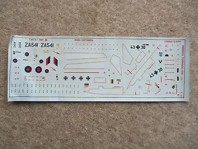 Panavia Tornado 1/72 Scale Decal Sheet RAF And West German Markings See Desc. • £1.30